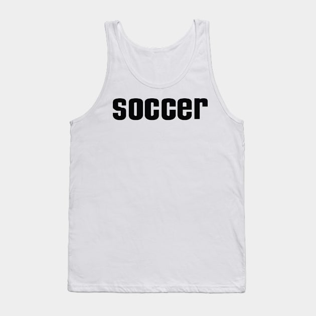 Soccer Football Tank Top by ProjectX23Red